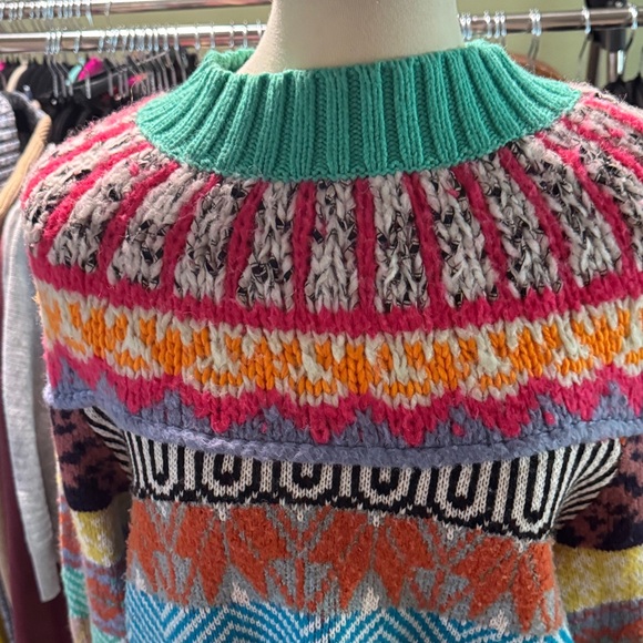 Anthropologie Ryan Fair Isle Sweater - Picture 3 of 10